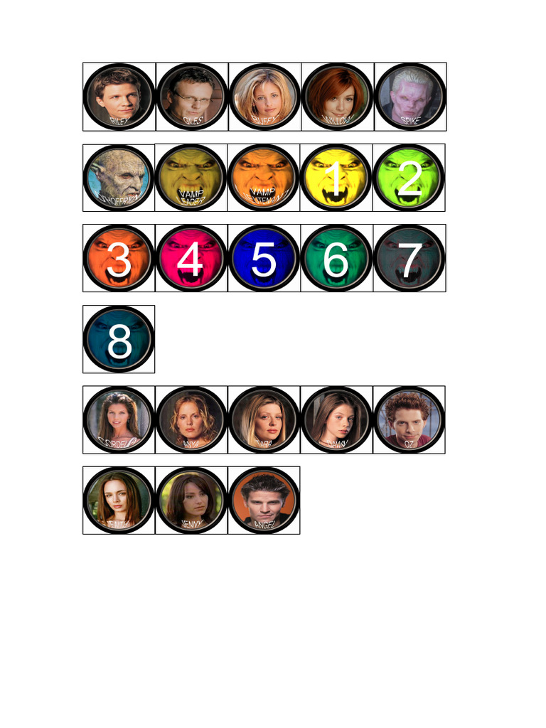 Buffy RPG - Counters | PDF