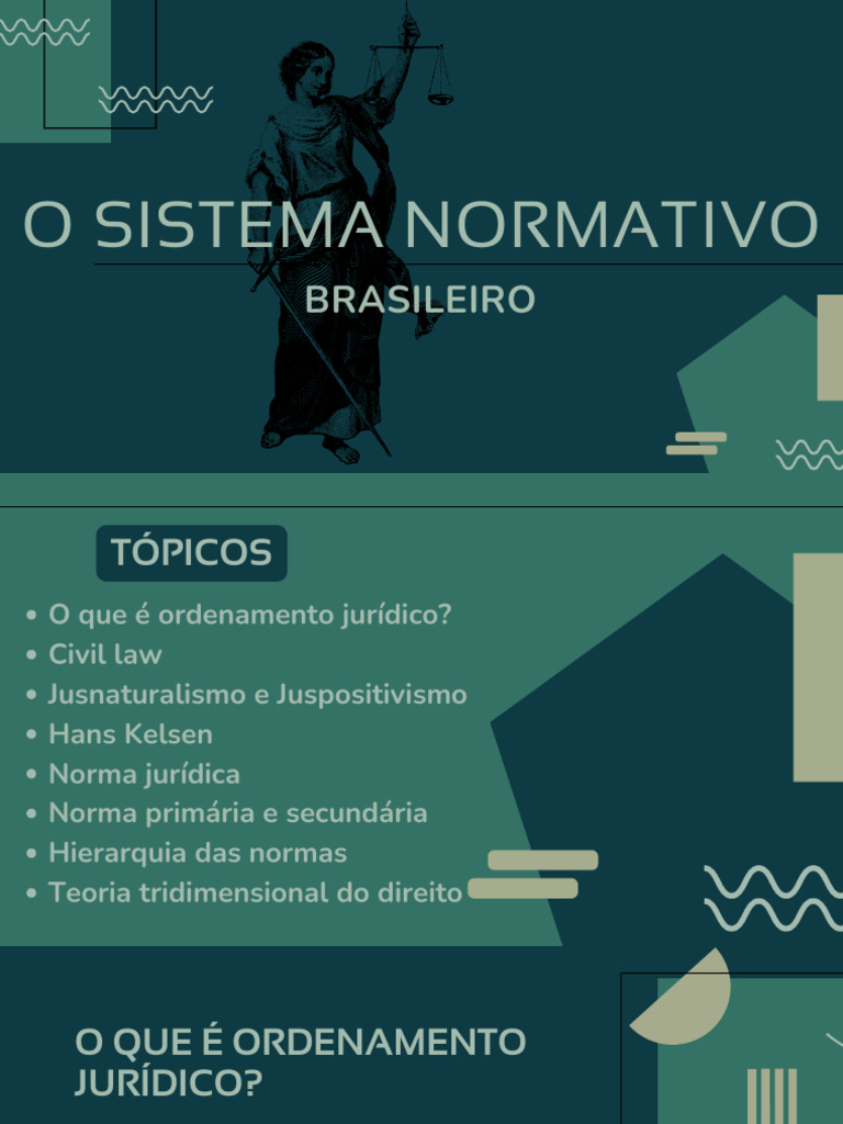 Entendendo o Sistema Normativo Brasileiro | PDF | Lei Natural | Legislação