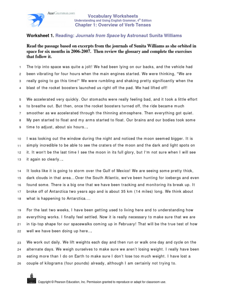 Chapter 1—Overview of Verb Tenses - Copy | PDF | English Language ...