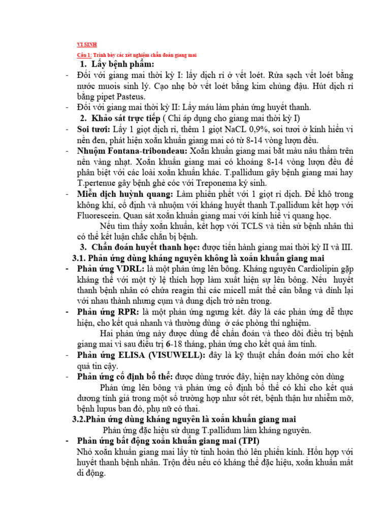 Vi Sinh | PDF