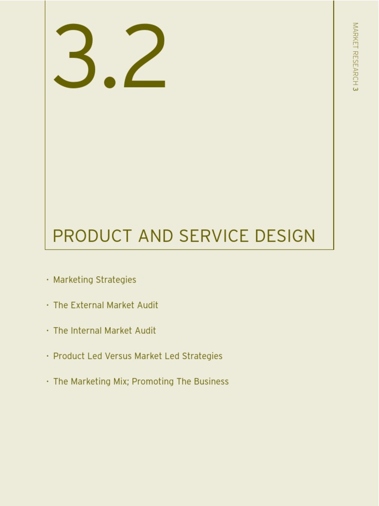 32 Product Service Design | PDF | Strategic Management | Swot Analysis