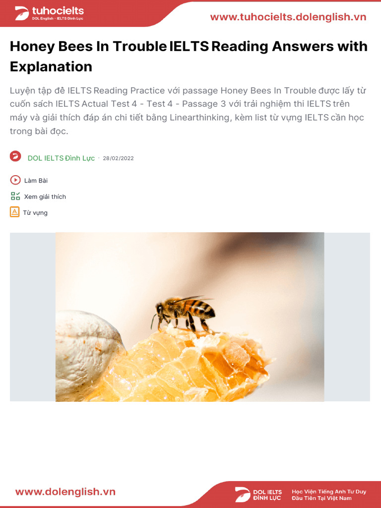 Honey Bees in Trouble | Download Free PDF | Pollination | Honey Bee