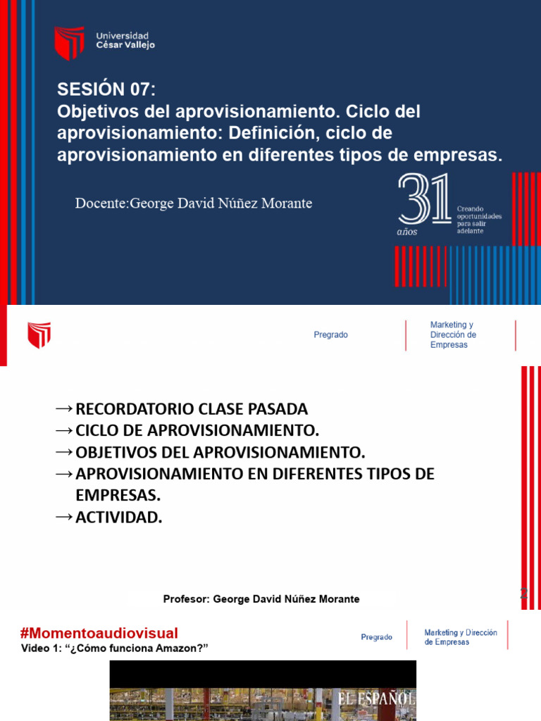 Ciclo y Objetivos del Aprovisionamiento | PDF | Marketing | Obtención