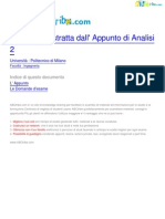 Analisi 2 Ingegneria Politecnico Di Milano Appunto Su ABCtribe 26790