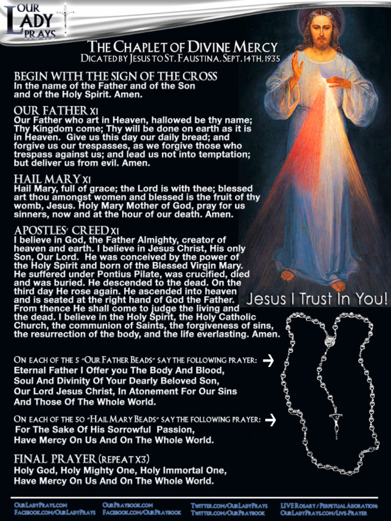 Divine Mercy Prayers | PDF