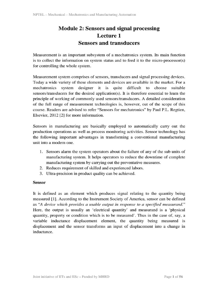 Sensors and Transducers(NPTEL)_1 PDF