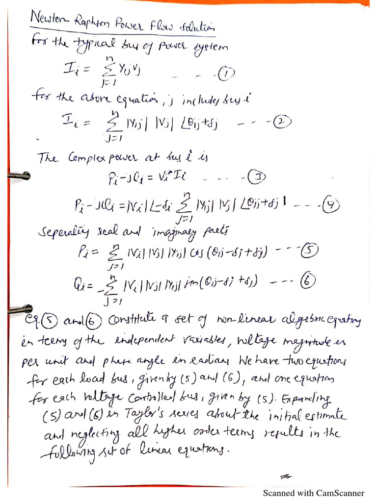 GS vs NR Methods in Power Systems | PDF | Mathematical Analysis ...