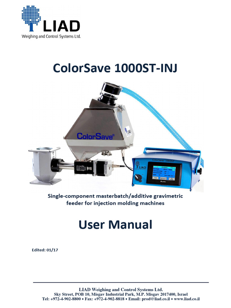 ColorSave 1000ST-INJ User Manual | PDF | Electrical Wiring | Phase (Waves)