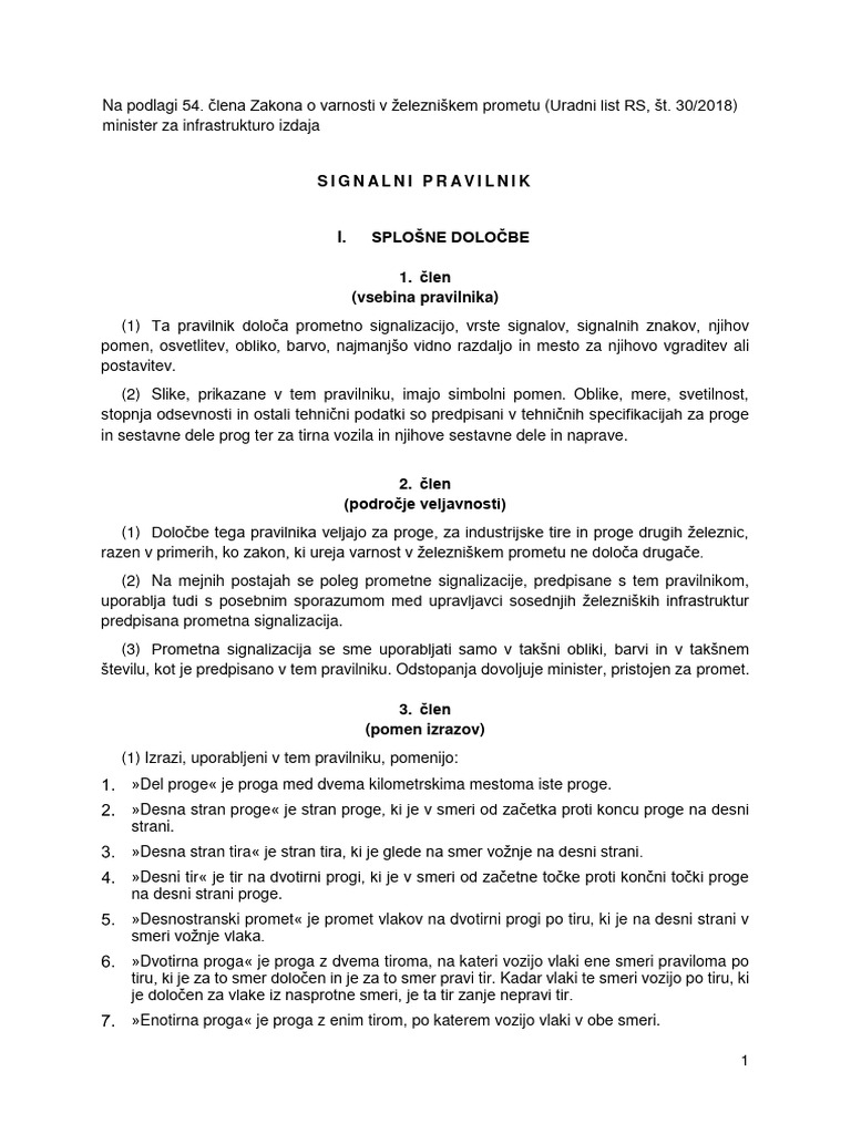 Signalni Prav | PDF