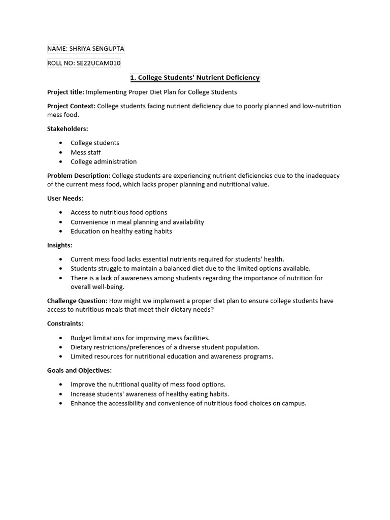 Se22ucam010 Design Thinking Individual Assignment | PDF ...
