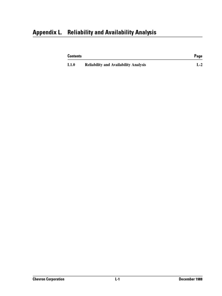 CMPAPPL Reliability and Availability Analysis | PDF | Reliability ...