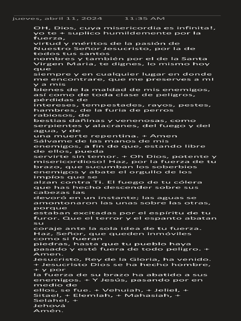 OH, Dios, Cuya Misericordia Es | PDF