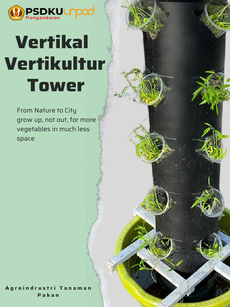 Panduan Vertikultur Tower untuk Sayuran | PDF | Sains & Matematika