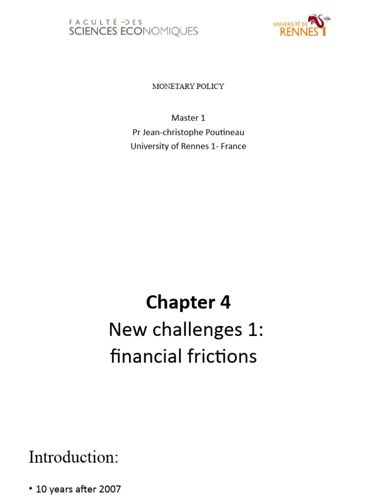 Chapter 4 | PDF | Monetary Policy | Inflation