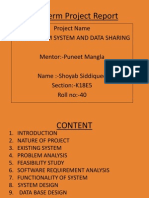 Online Exam System (Shoyab Siddiquee) End Term Project Report