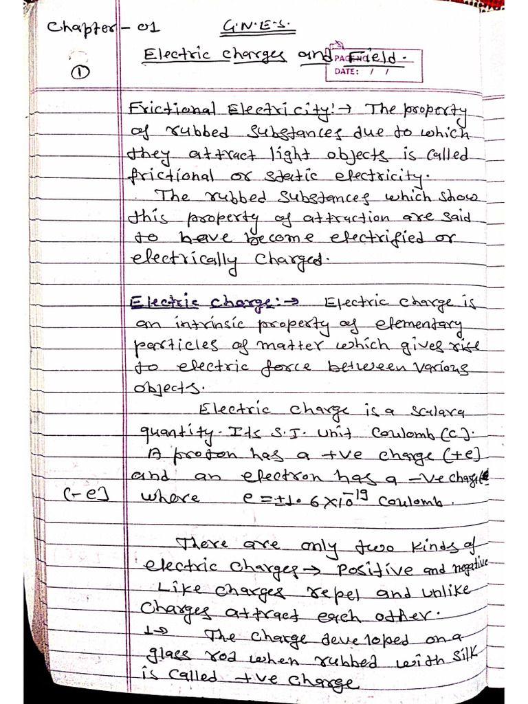 Electrostatics | PDF
