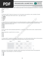 Lista de Exercícios Sobre Progressão Geométrica (PG) - Mundo Educação ...