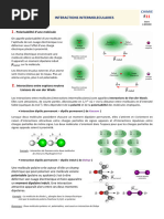 Forces de Keesom et Debye | PDF | Liaison chimique | Liaison hydrogène