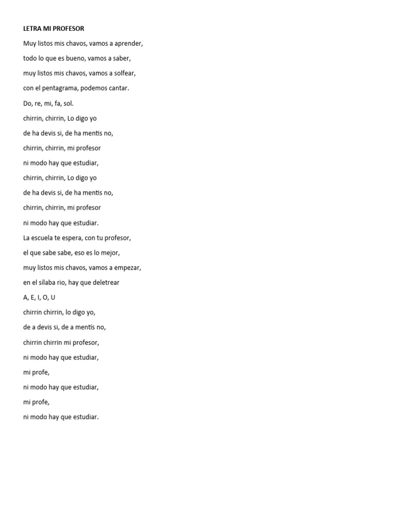 Letra de 