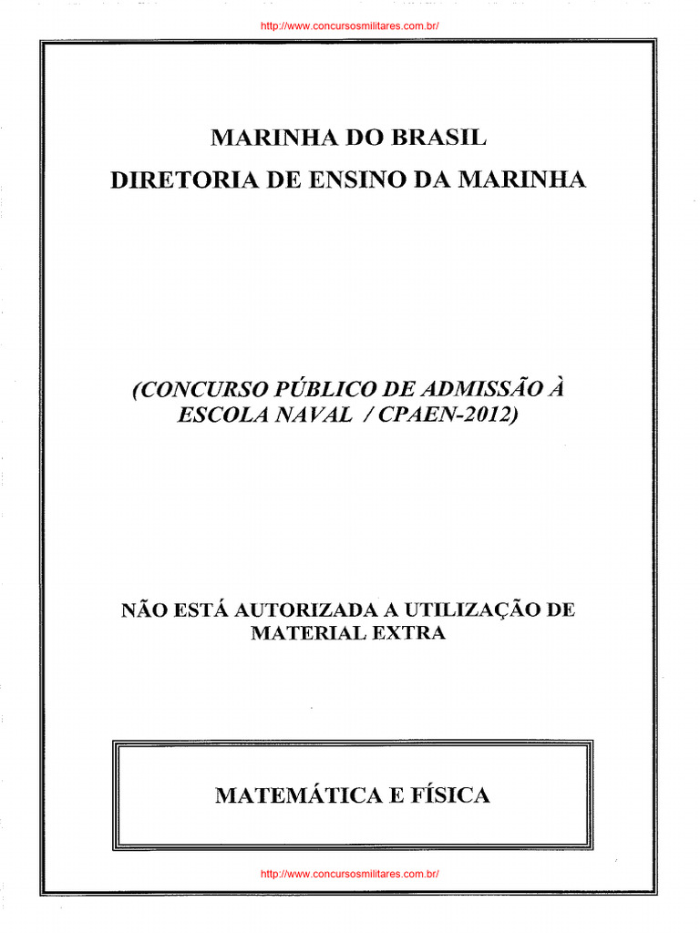 Httpwww concursosmilitares brprovas anterioresmarinhaescola