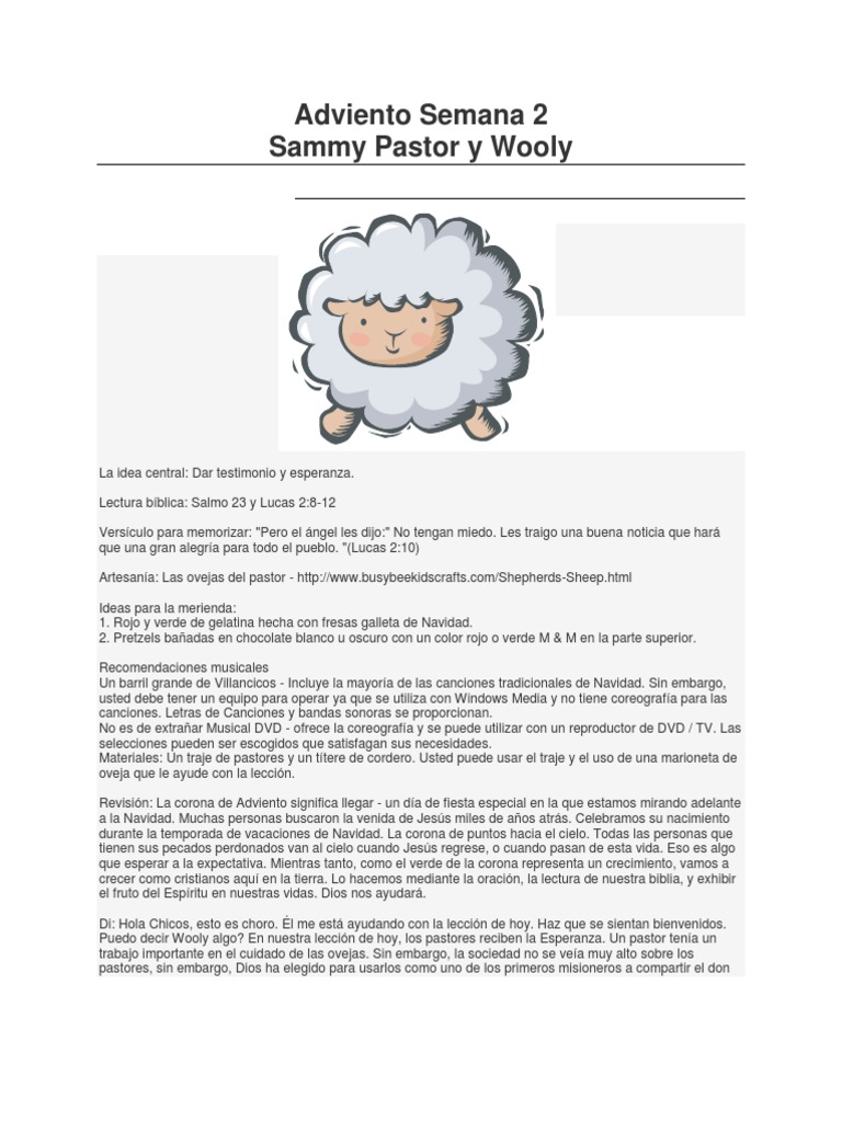 Adviento Semana 2 Advent 2