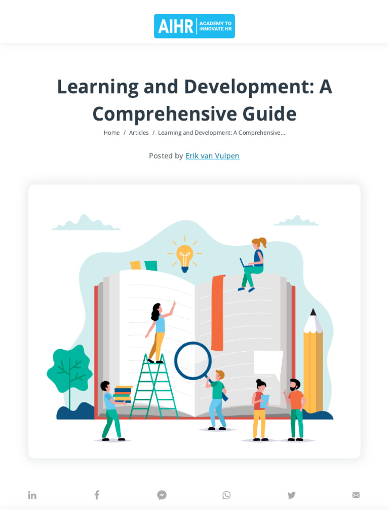 L&D - A Comprehensive Guide | PDF | Learning | Goal