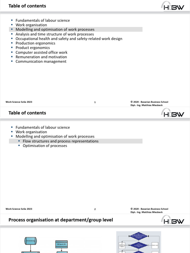 Work Process Optimization Techniques | PDF | Data