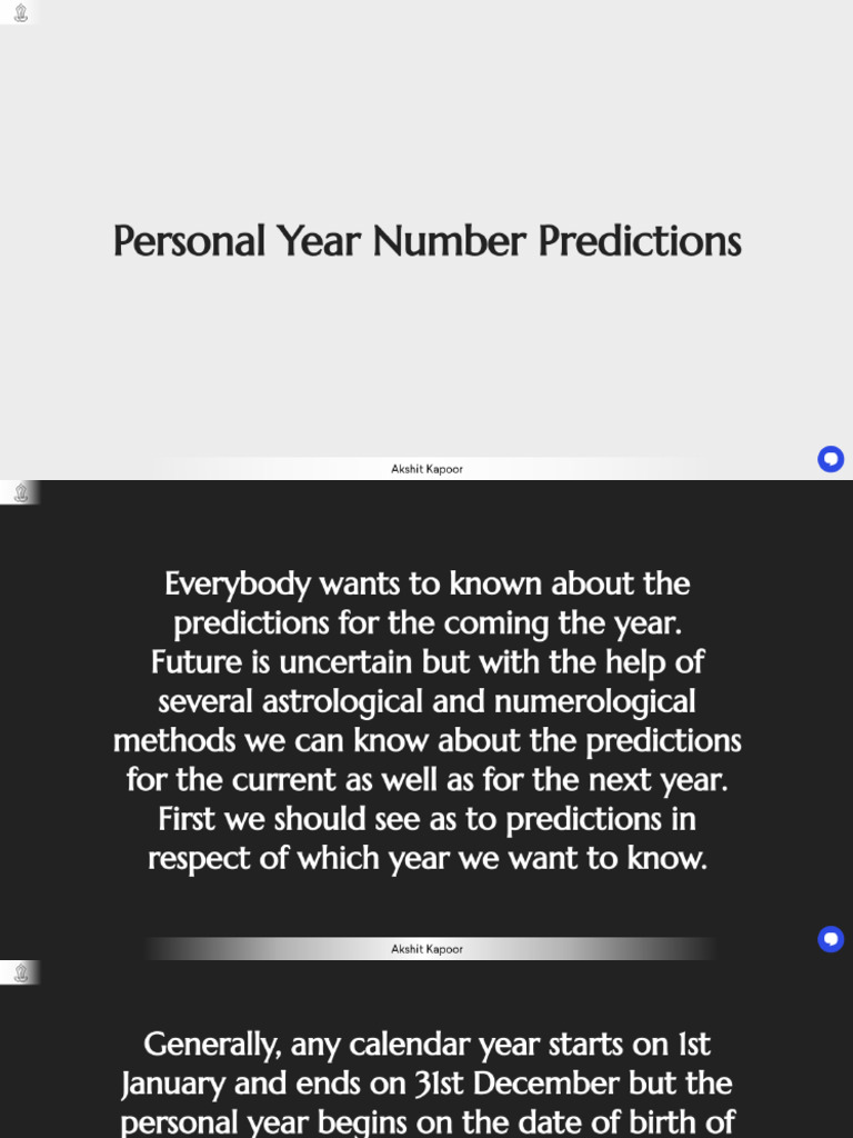 Personal Year Numerology PDF