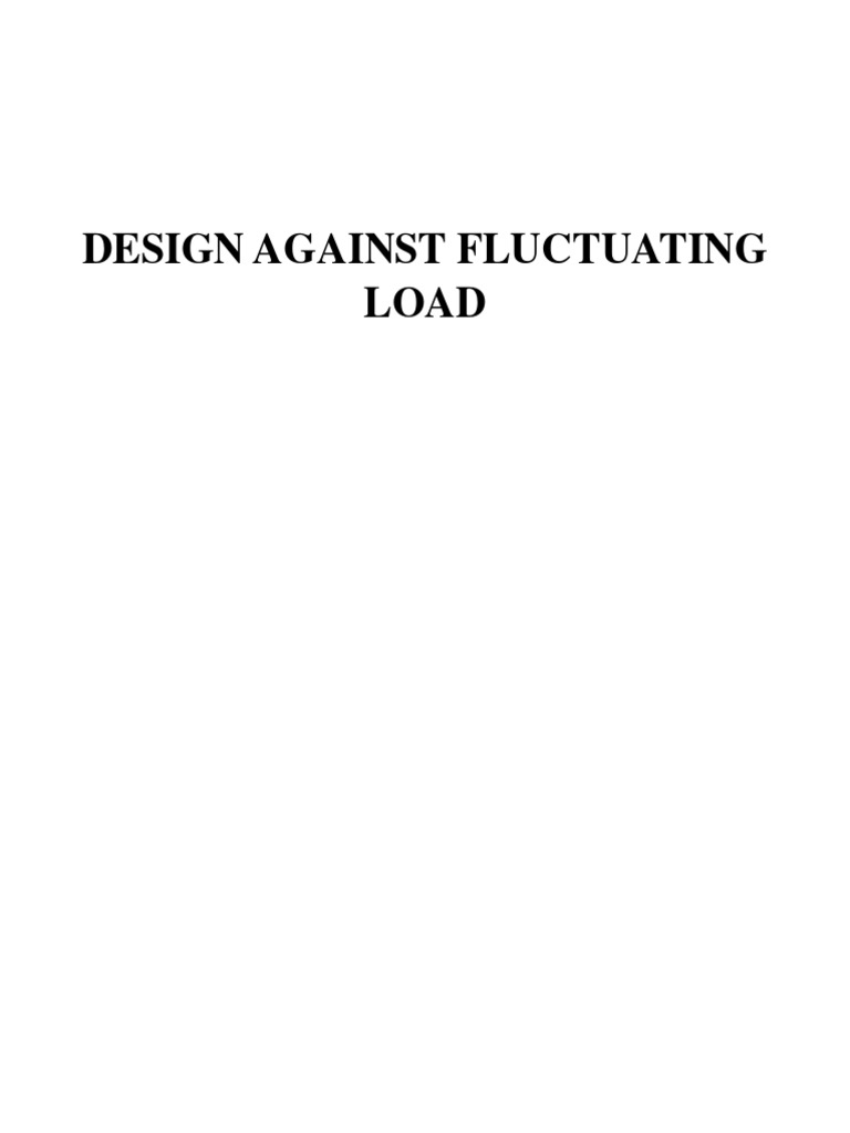 Design against fluctuating load pdf fracture fatigue material 