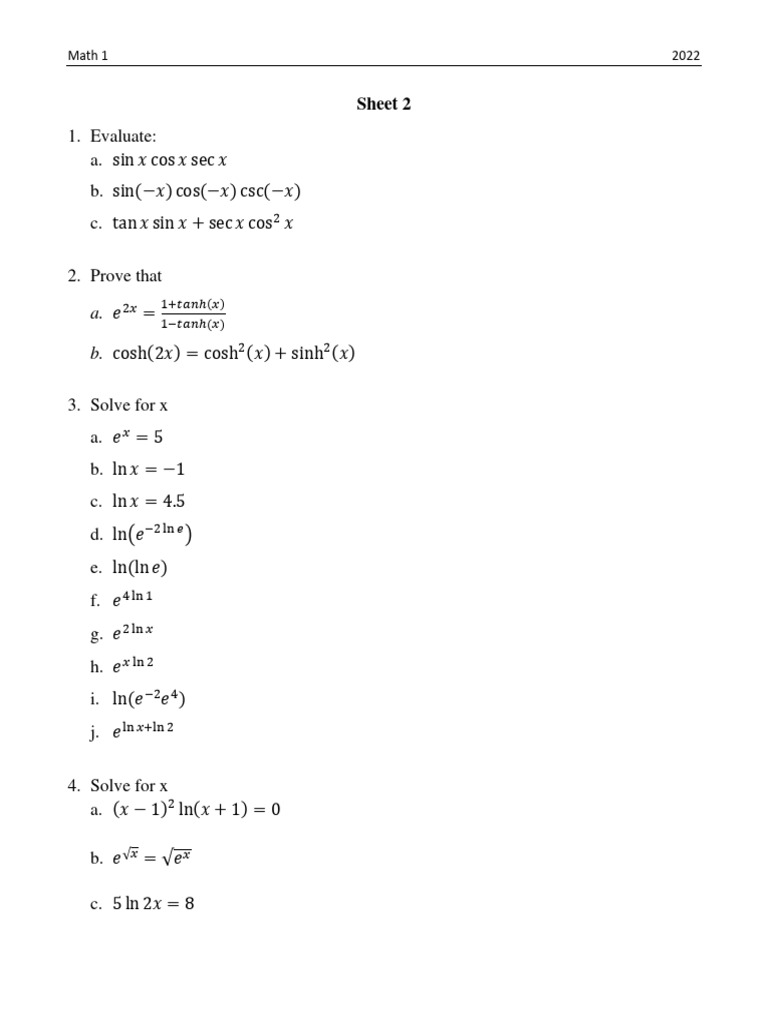 Advanced Math Evaluations and Solutions | PDF | Computers