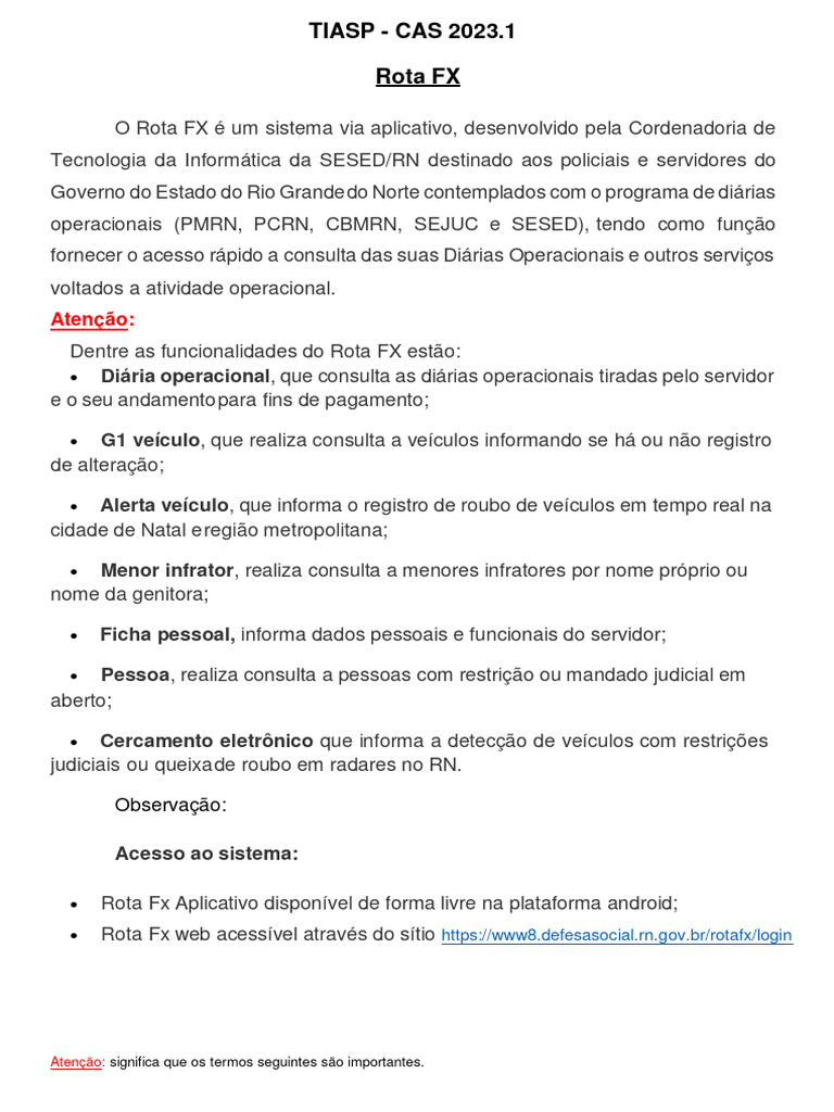 AULA 4 - Rota FX | PDF | Computadores | Tecnologia e Engenharia