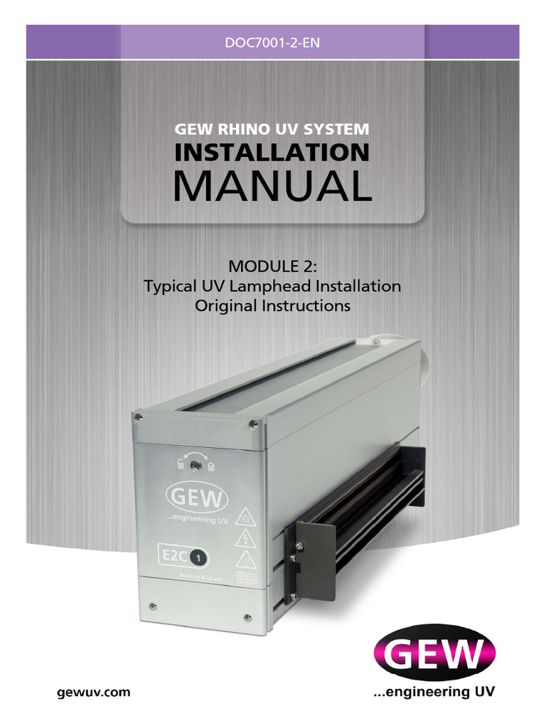 EN - DOC7001-2-EN RHINO System Installation Manual - Module 2 UV ...