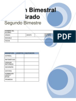 Examen 2do Bimestre 6to Grado