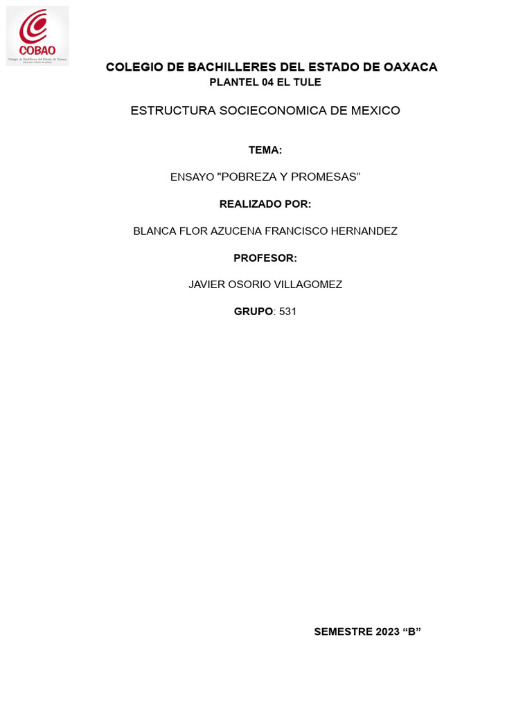 Pobreza y Desigualdad en México: Análisis | PDF | Pobreza | Pobreza e ...