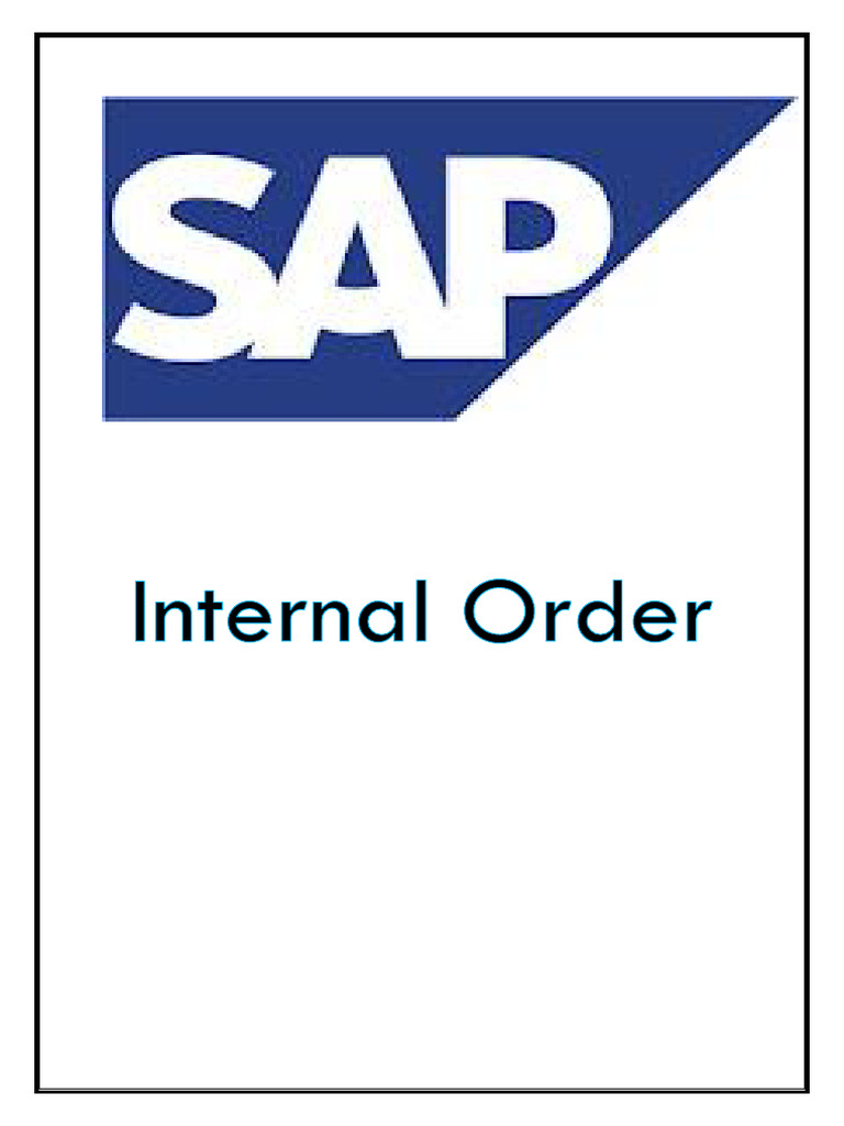Internal Oder notes hand notes | PDF | Cost | Business Economics
