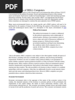 Download PEST Analysis of DELL Computers by mehul SN74270543 doc pdf