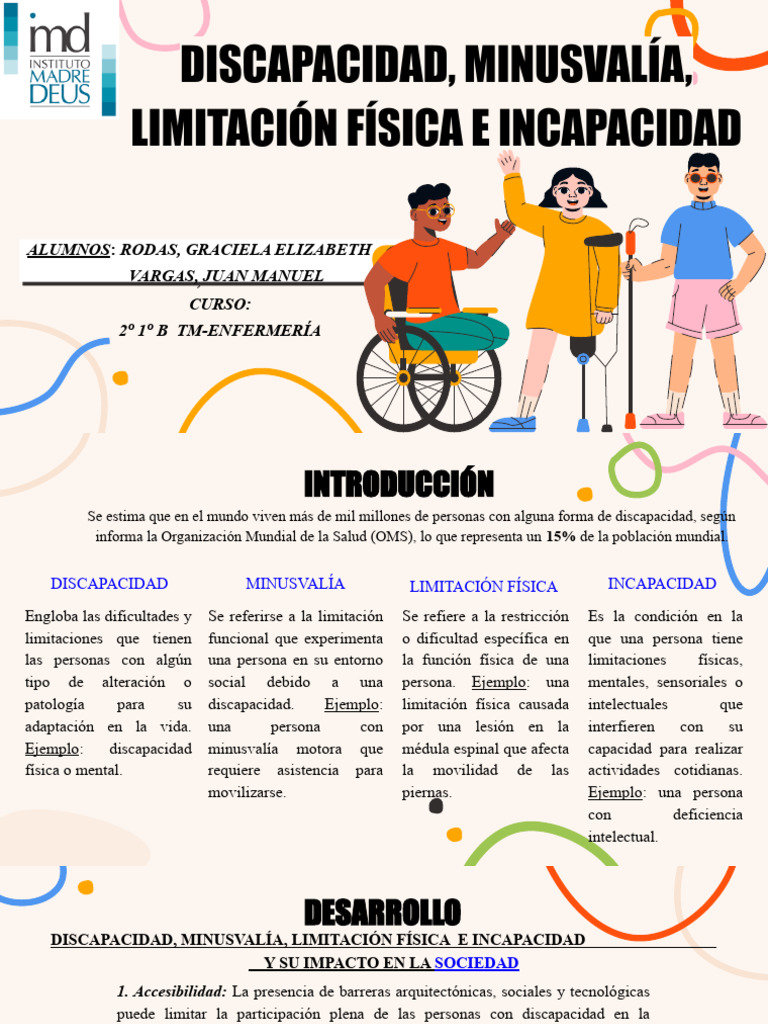 Impacto de la Discapacidad en Enfermería | PDF | Invalidez | Enfermería