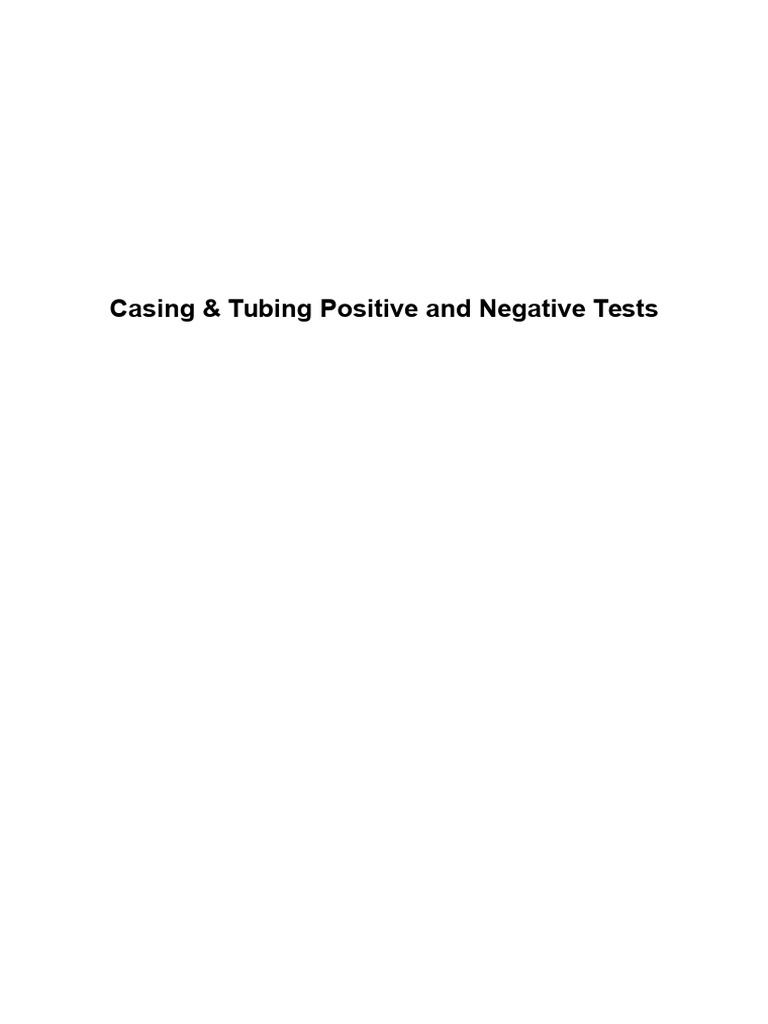 Inflow Testing Procedures and Protocols | PDF | Casing (Borehole ...