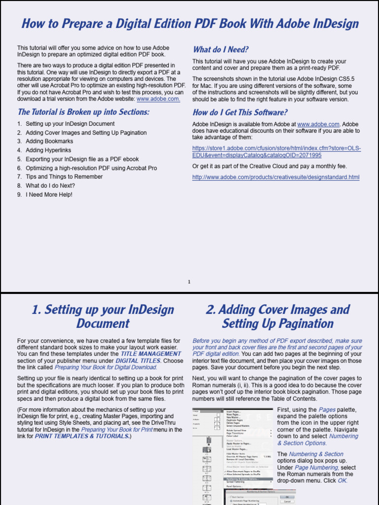 Create Digital PDFs with InDesign | PDF | Hyperlink | Adobe In Design