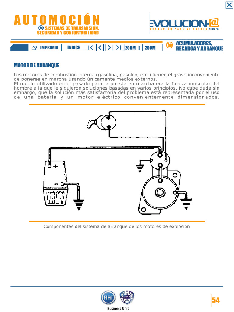 Motores de Arranque N.1 | PDF | Engranaje | Corriente eléctrica