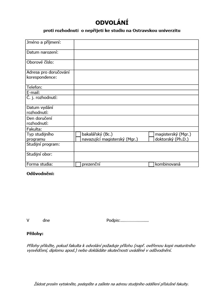 formular-k-odvolani-proti-rozhodnuti-o-neprijeti-ke-studiu-na-ou-pdf