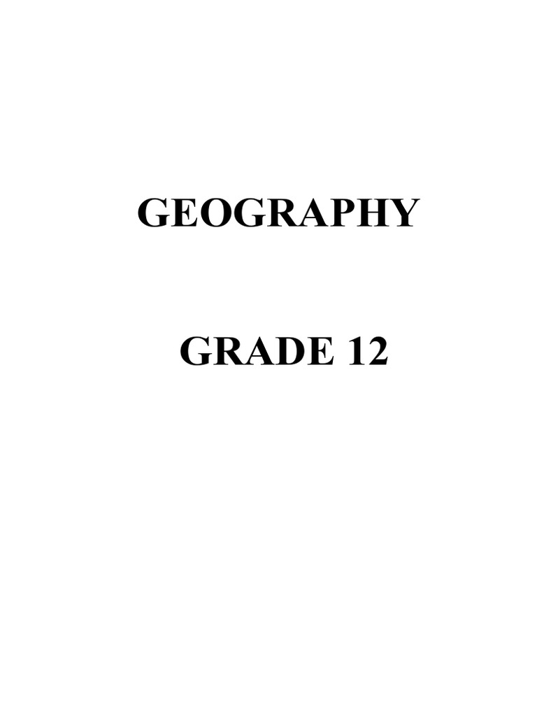 Grade 12 Geography: Cyclones & Weather | PDF | River | Tropical Cyclones