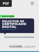 Solicitud Certificado Digital DIAN Gratis | PDF | Informática