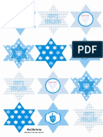 Chanukah Cupcake Toppers