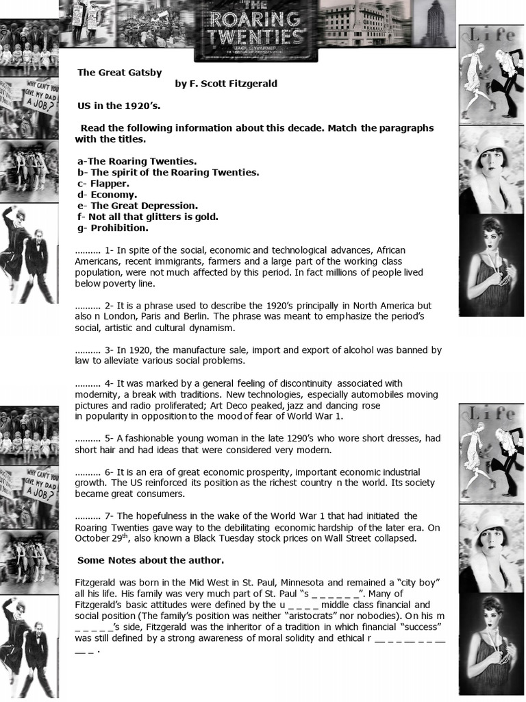 The Great Gatsby By F Pdf F Scott Fitzgerald Zelda Fitzgerald