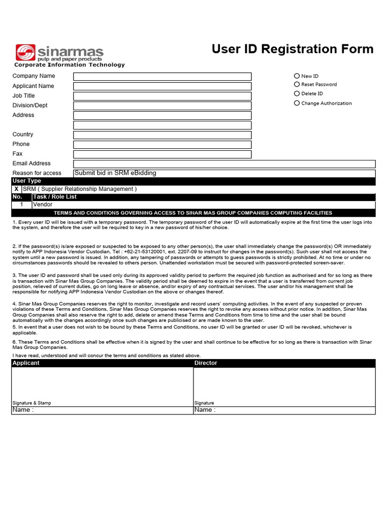 User ID Access and Password Policy | PDF | Password | Secure Communication