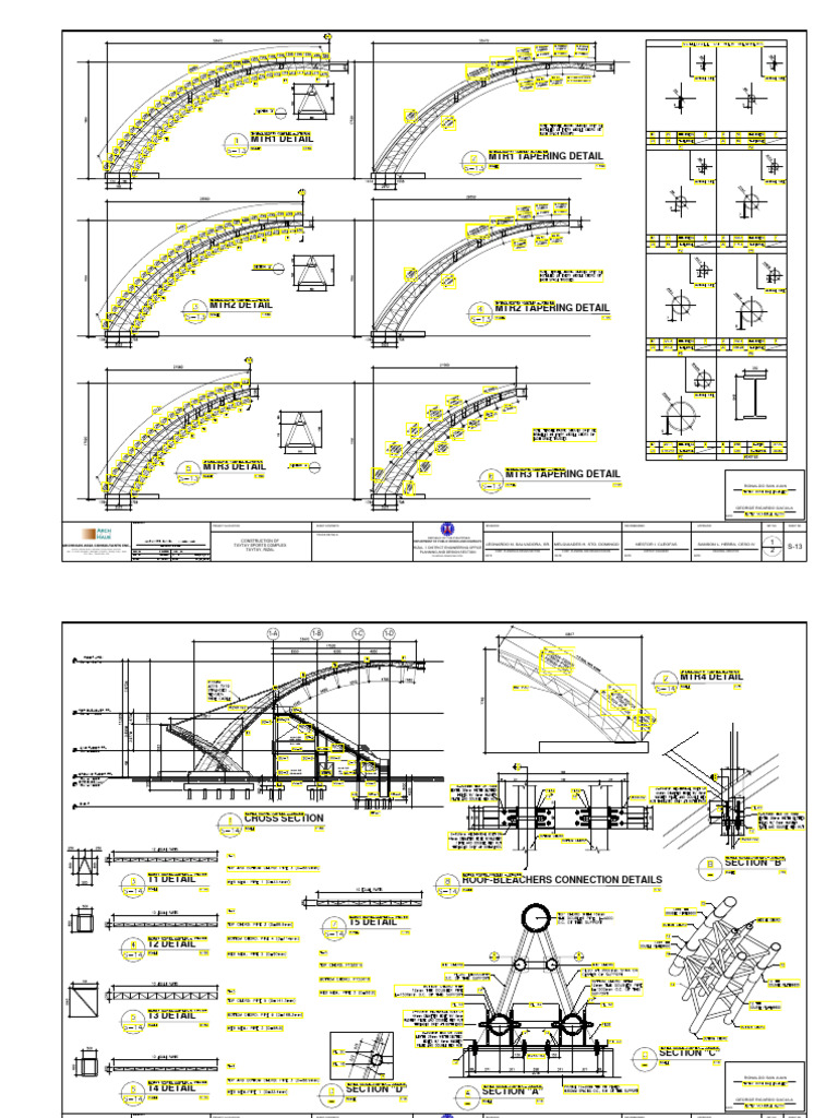Taytay Multipurpose Building Plans | PDF