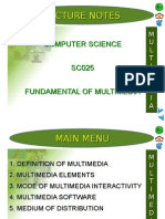 5.0 Fundamental of Multimedia