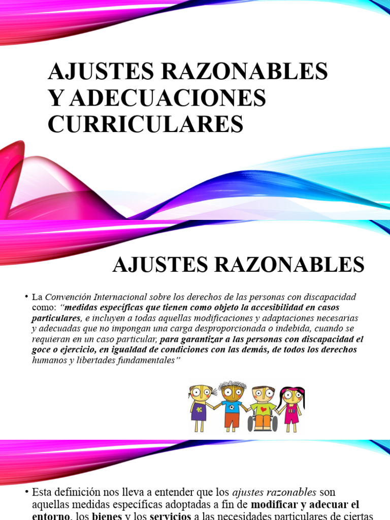 Ajustes Razonables | PDF | Plan de estudios | Evaluación
