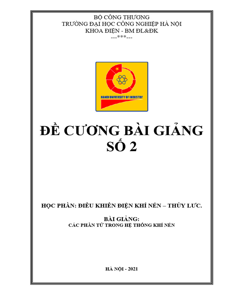 De Cuong Bai Giang So 2 (Final) | PDF